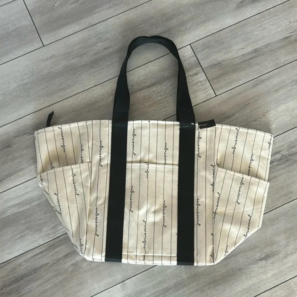 Victoria's Secret PINK canvas tote bag NWT